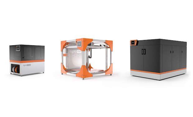 BigRep's large format 3D printer line-up.