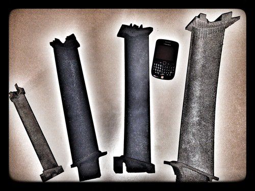 Avio 3D-printed turbine blades      The revolutionary Avio Aero turbine blades - GE