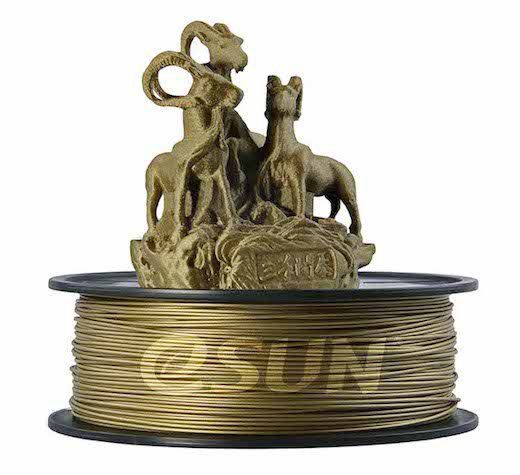 3D printed sculture in Bronze PLA.