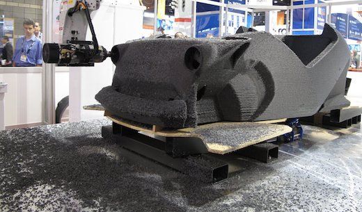 Autodesk and Local Motors collaborate on first industrial application of Spark, the open 3D printing platform to solve challenges in large format 3D printing (Photo: Business Wire)