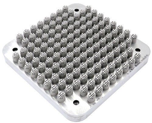 Carl Zeiss Industrial Metrology AM Sample                AM samples on a build plate. - Hand-out Carl Zeiss Industrial Metrology,