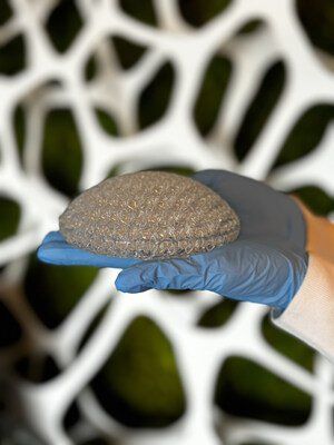 CollPlant breast implant 3D printed on Stratasys Origin One                3D Printed Breast implant consisting of 200cc in volume of CollPlant’s rhCollagen-based bioinks produced on a Str...