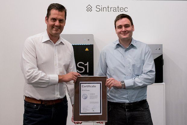 Ruud Rouleaux, ColorFabb (left) and Dominik Solenicki, Sintratec (right).