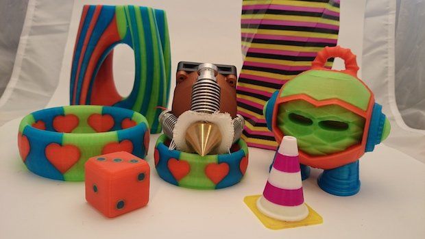 Diamond Hotend delivers multi-colour 3D printing.