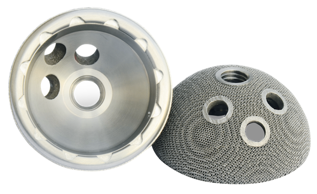 Methods 3D      Methods3D DMP metal hip implants.