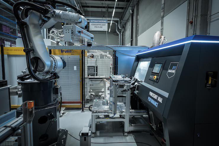 Industry partners declare POLYLINE automated additive manufacturing production line a success