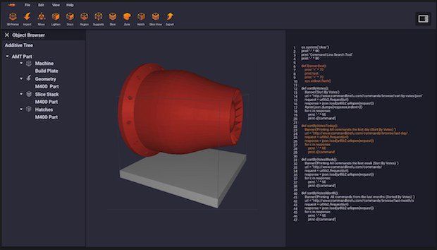 Dyndrite-Integrated-Python-Interface      Dyndrite Additive Toolkit with Integrated Python interface.