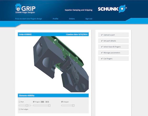 eGrip ordering platform