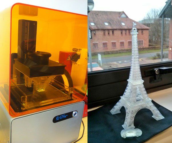 Eiffel Tower printed on Form 1