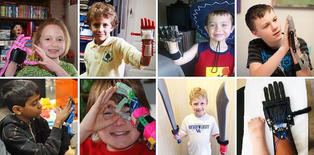 eNABLE teams with 3D community and organisations to deliver inexpensive prosthetics.
