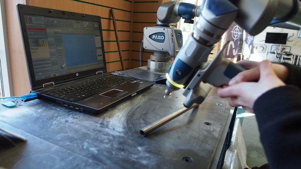 Non-contact measurement with FARO Edge ScanArm
