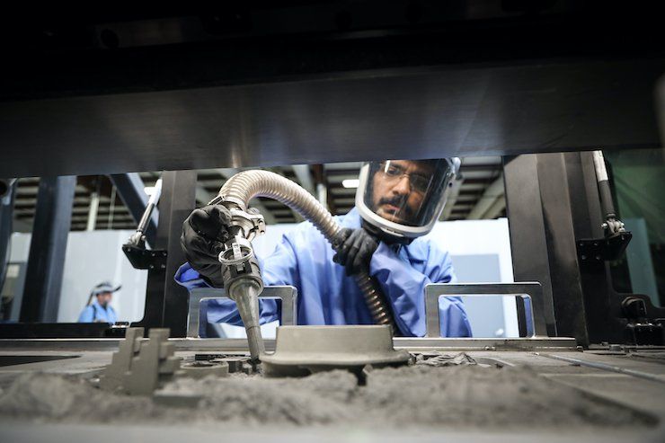 GE binder jetting
