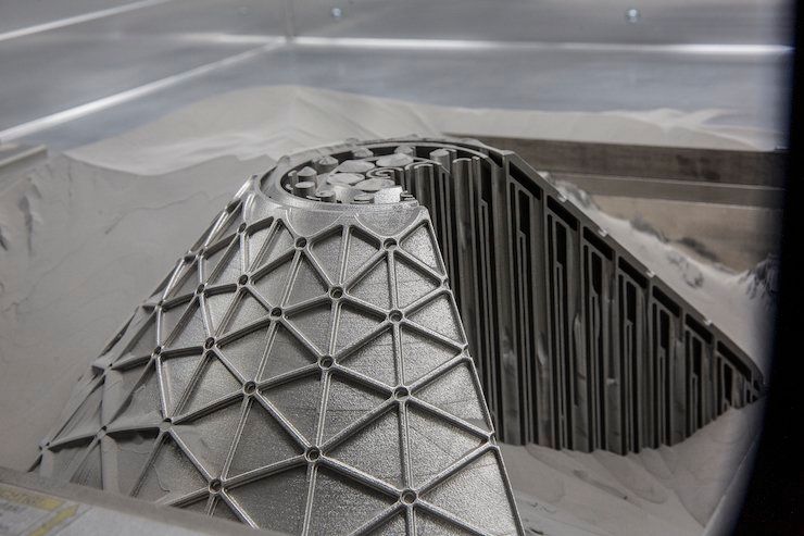 Additively manufactured oxygen hydrogen micromixer. - Shell