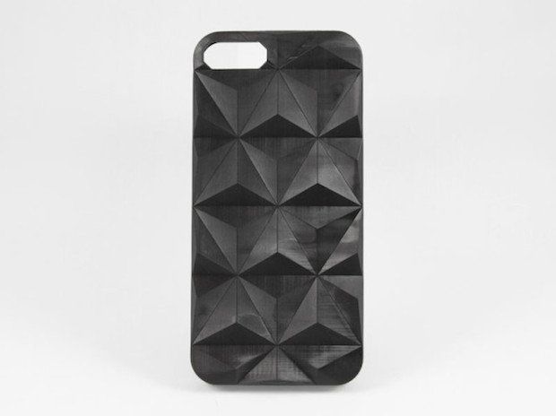 Phone case 3D printed in Black High Definition Acrylate.