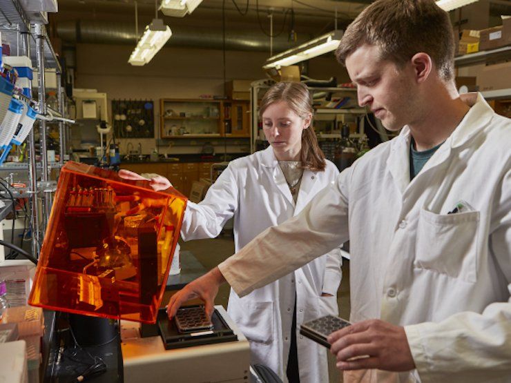 Kathryn Zimlich (left) and Isaac Thornton (right)