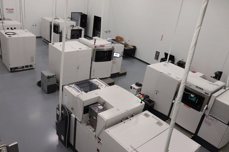 KAM manufacturing floor at the North Carolina facility - Keselowski Advanced Manufacturing