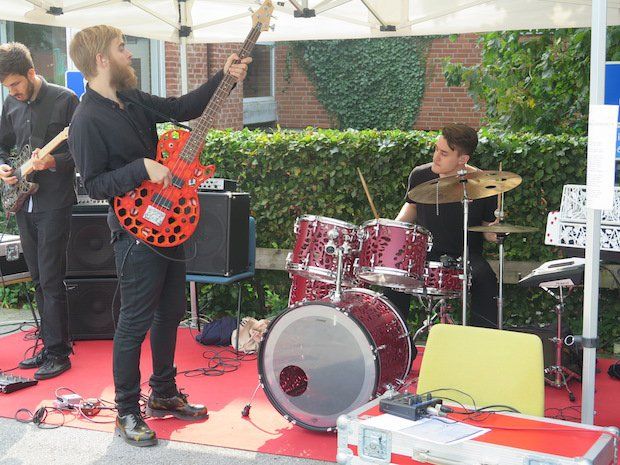 Performing live for the first time ... The 3D Printed Band!