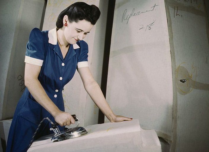 Ironing - Palmer, Alfred T, via Wikimedia Commons