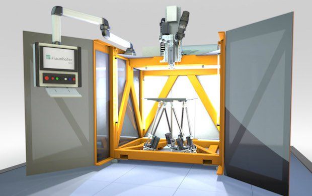 SEAM high-speed 3D printer for high-performance plastics.