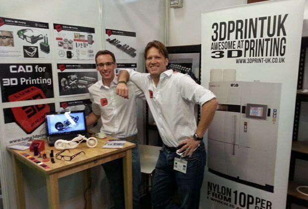 Luma 3D Print      Matt Little and Luke Vos (L to R) of Luma 3D Print Uk