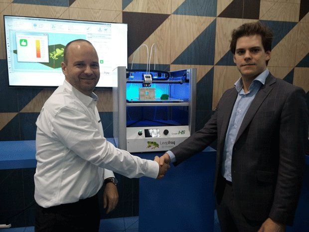 Materialise forge paertnership with Leapfrog
