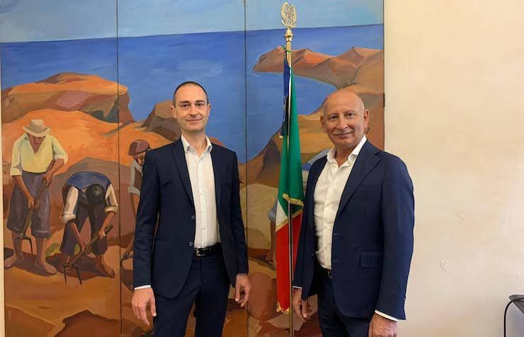 Mauro Antolotti, President of BEAMIT with new Group General Manager Andrea Scanavini.