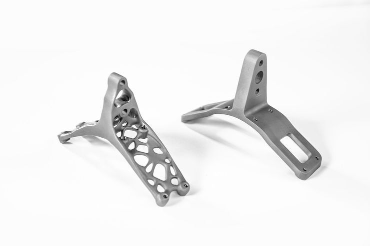 Redesigned LIFT ENDY bracket. - Materialise