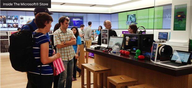 MakerBot Experience in Microsoft store      18 Microsoft storesnow have a dedicated MakerBot section - MakerBot