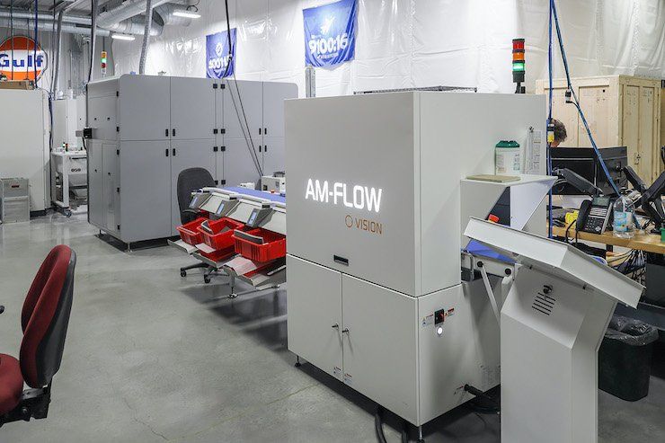 AM-Flows AM-SORT and AM-VISION products at Midwest Prototyping. - AM Flow