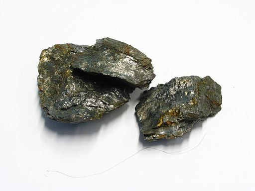 Graphite ore      Graphite ore - By Daniel Schwen, via Wikimedia Commons