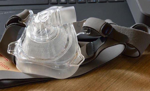 3D printed mask      A custom fitted 3D-printed CPAP mask