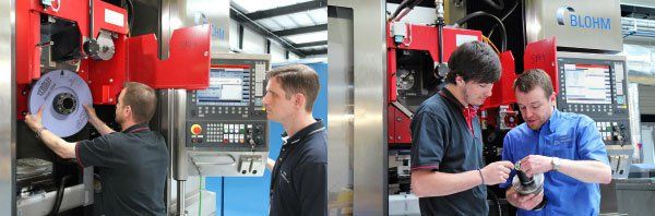 AMRC's new grinder      PROFIMAT MC607, 5-axis CNC grinding machine, made by German company Blohm Jung - AMRC