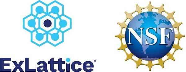 NSF + SBIR                ExLattice recieved NSF SBIR Phase I Award - Hand-out ExLattice Inc