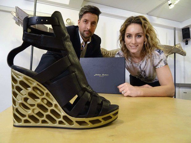 Ogle 3D printed Shoes      3D Printed shoes for gold medalist, Amy Williams.
