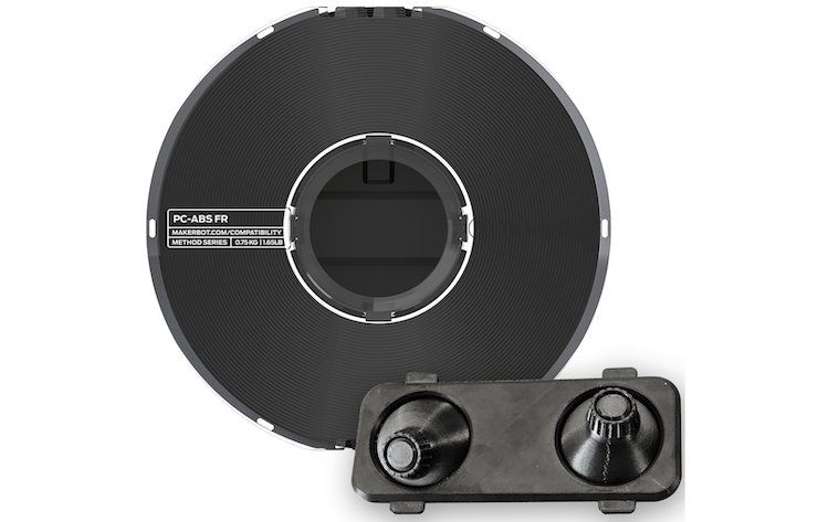 MakerBot launches PC-ABS and PC-ABS FR filament.