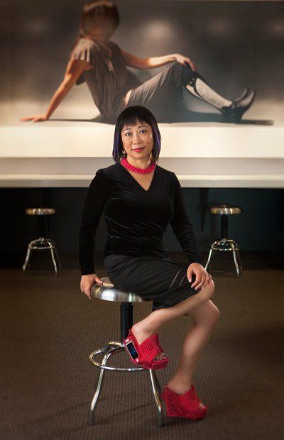 Ping Fu      Recent developments in 3D printing are making it possible for custom-fit shoes to be quickly created (these ones created by 3D Systems' Freedom of Creation), with a special iP...