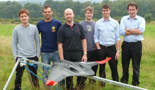 Members of the AMRC Design and Prototyping Group UAV team.