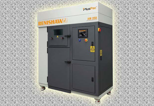 Renishaw AM250 laser melting machine.