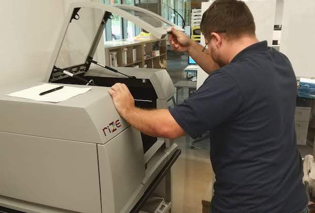 Rize One 3D printer is at work 24/7 at NHF.