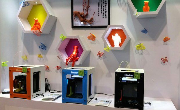 Shining 3D's vibrant display shows consumer 3D printing at TCT Asia.