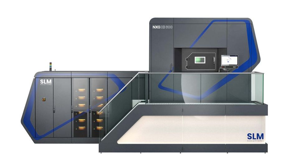 SLM Solutions' new NXG XII 600 additive manufacturing system.