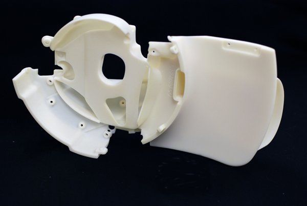 Part printed in Somos' Per-FORM SLA material