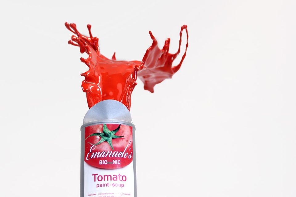 around i.materialise contest winner Emanuele Niri's piece Tomato Paint Soup      i.materialise contest winner Emanuele Niri's Tomato Paint Soup - i.materialise