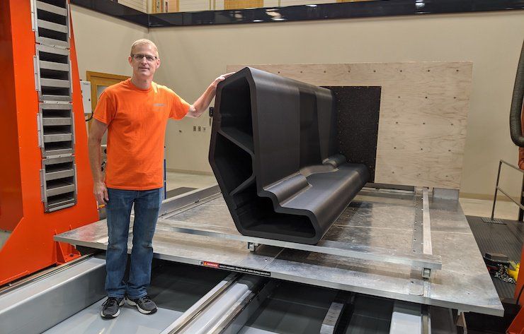 Thermwood's Vertical Layer Print (VLP) technology.