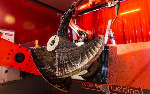 First WAAMpeller prototype completed at RAMLAB, Port of Rotterdam