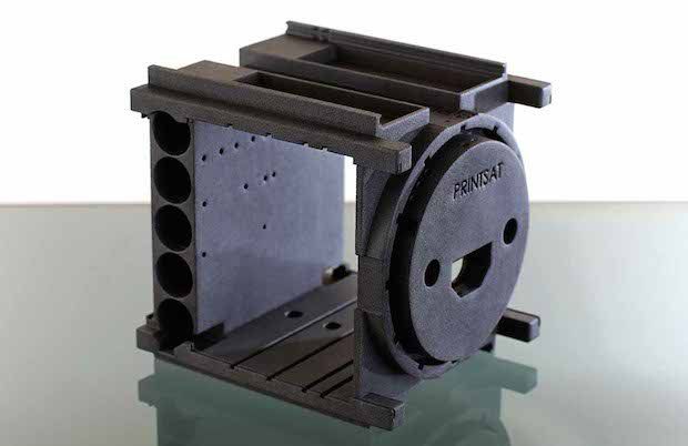 Combination of SLS and Windform used to create parts for CubeSat.