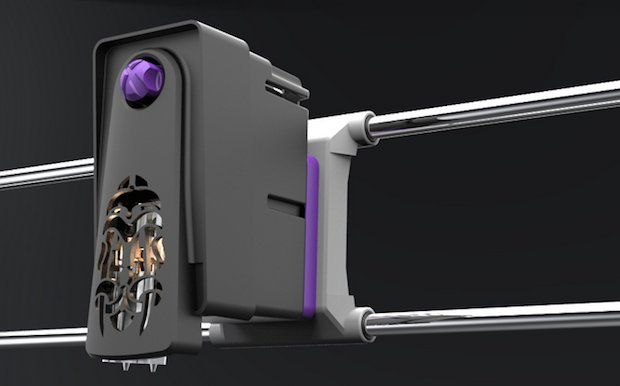 X-Truder dual 3D print head.