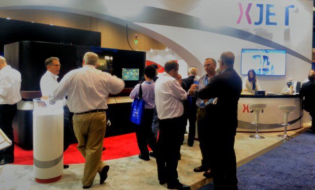 XJet booth at Rapid      XJet booth at Rapid