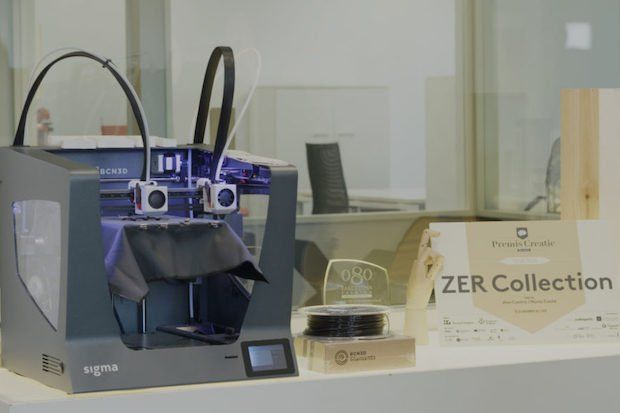 ZER Collection BCN3D      ZER Collection garment pieces being printed on the BCN3D Sigma machine. - BCN3D