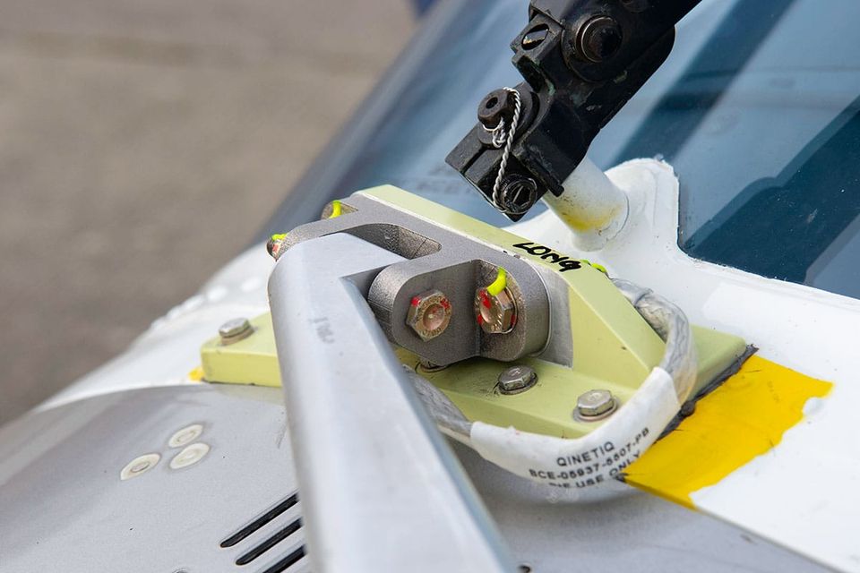 3D printed helicopter bracket made from recycled titanium takes flight